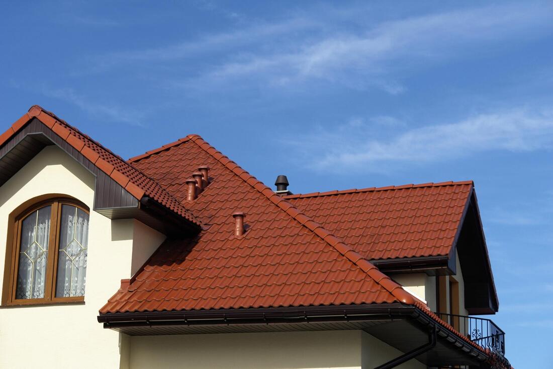 big house with tile roof